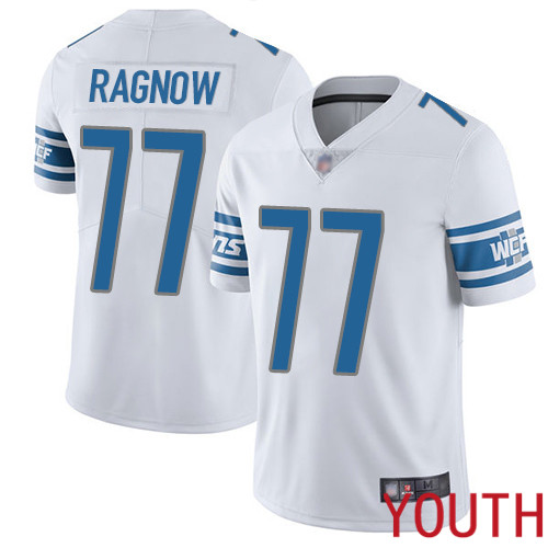 Detroit Lions Limited White Youth Frank Ragnow Road Jersey NFL Football #77 Vapor Untouchable